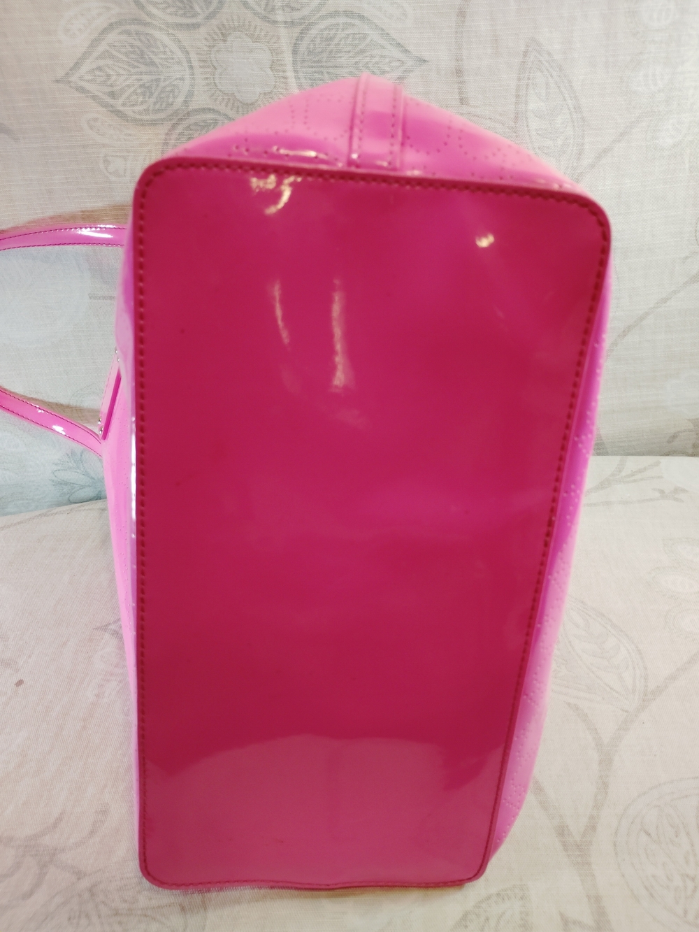 kate spade Hot Pink Patent Tote Shoulder Bag - Picture 7 of 7